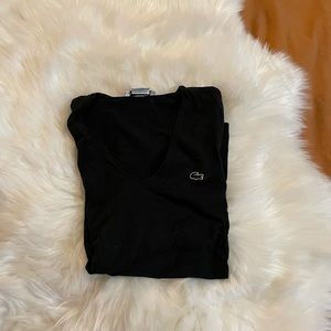 Black Lacoste tee